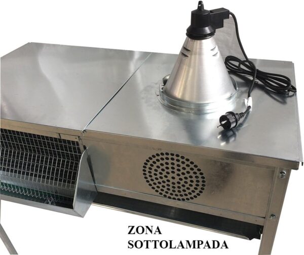 Gabbia Allevatrice Pulcinaia Riscaldata