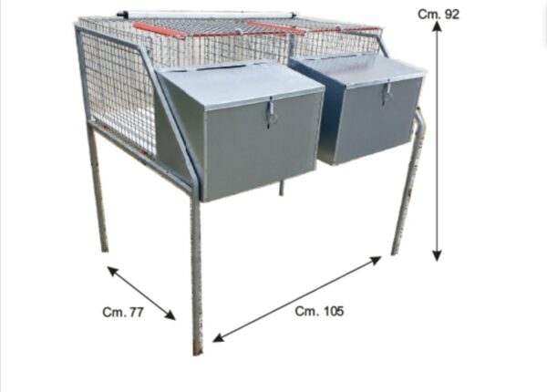 Gabbia Conigli 2 Fattrici