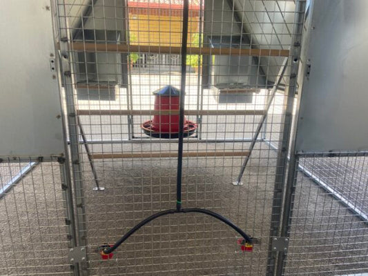 Pollaio Pompei Anti Predatore in Rete e Lamiera Zincata