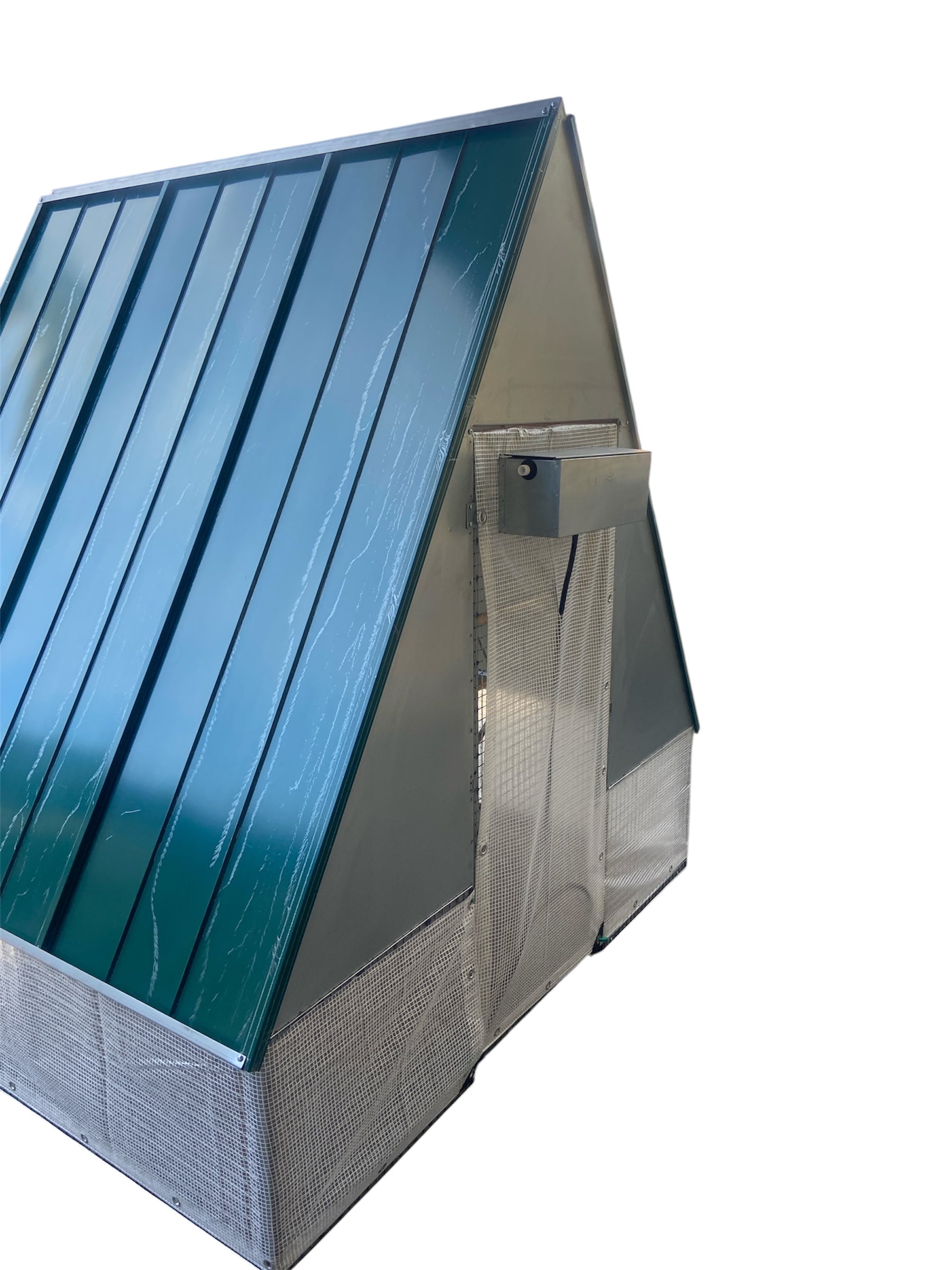 Pollaio Pompei Anti Predatore in Rete e Lamiera Zincata