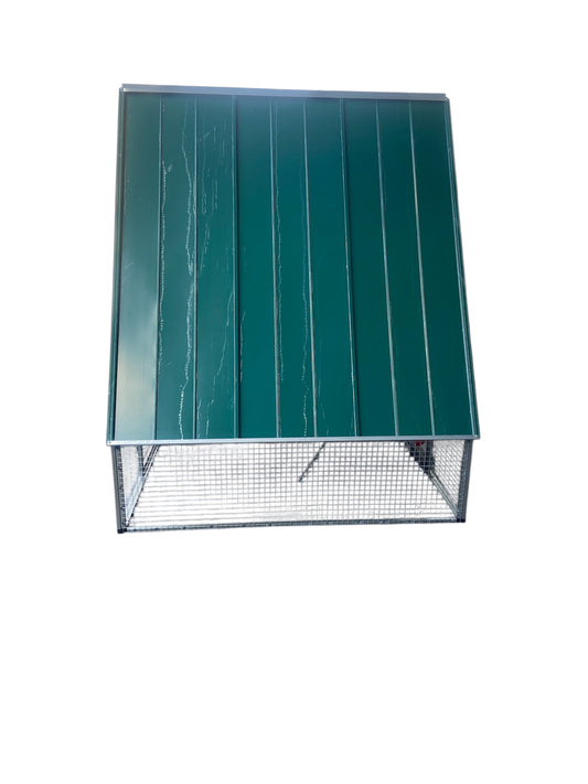 Pollaio Pompei Anti Predatore in Rete e Lamiera Zincata