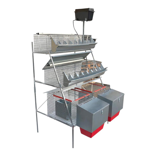 Gabbia Conigli GM1 PLUS Conigliera a 3 Piani Mista