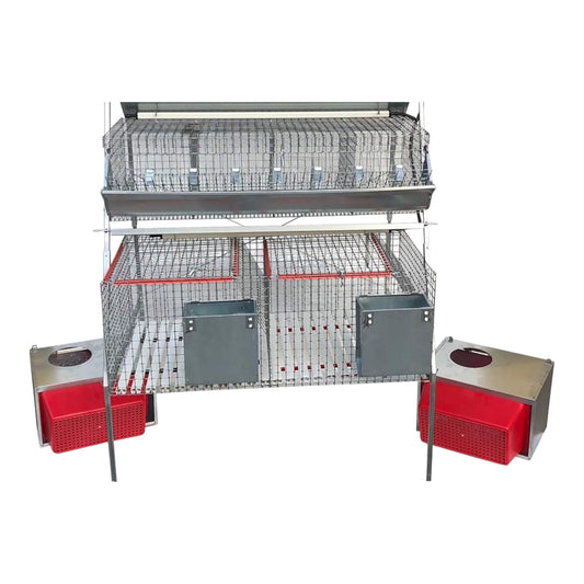 Gabbia Conigli GM1 PLUS Conigliera a 3 Piani Mista