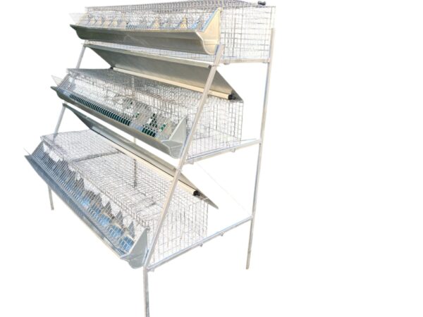 Gabbia Conigli B3-155 Plus Conigliera a 3 Piani Ingrasso