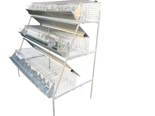 Gabbia Conigli B3-155 Plus Conigliera a 3 Piani Ingrasso