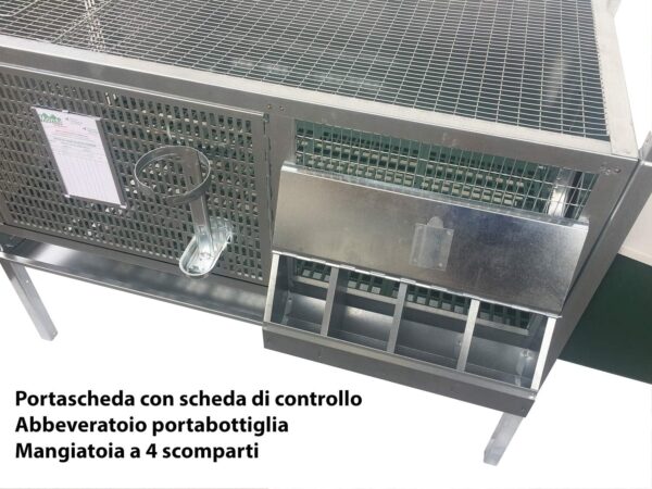 Gabbia Conigli Fattrici Tosca 1 Tipo Pesante