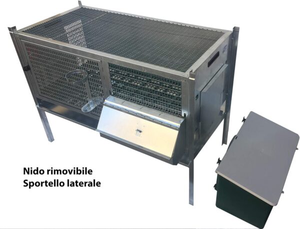 Gabbia Conigli Fattrici Tosca 1 Tipo Pesante