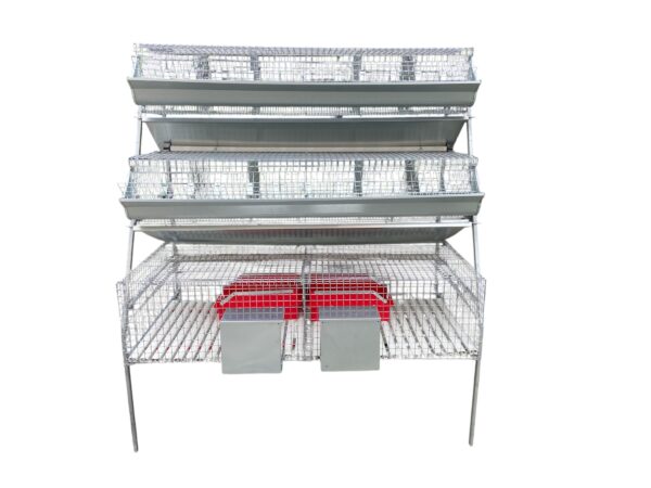 Gabbia Conigli Axel Conigliera a 3 Piani Mista