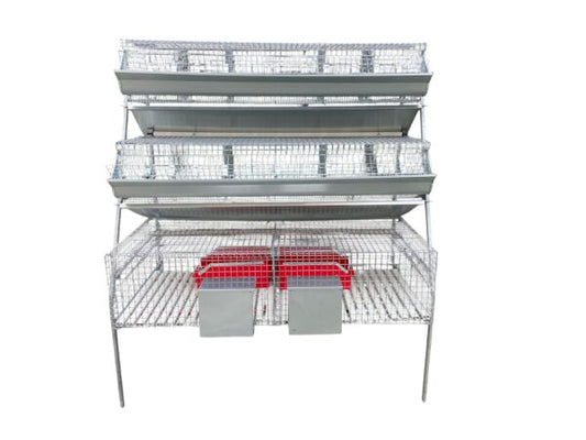 Gabbia Conigli Axel Conigliera a 3 Piani Mista