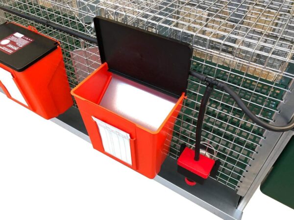 Gabbia Conigli Rabbit Lusso Conigliera 3 Scomparti