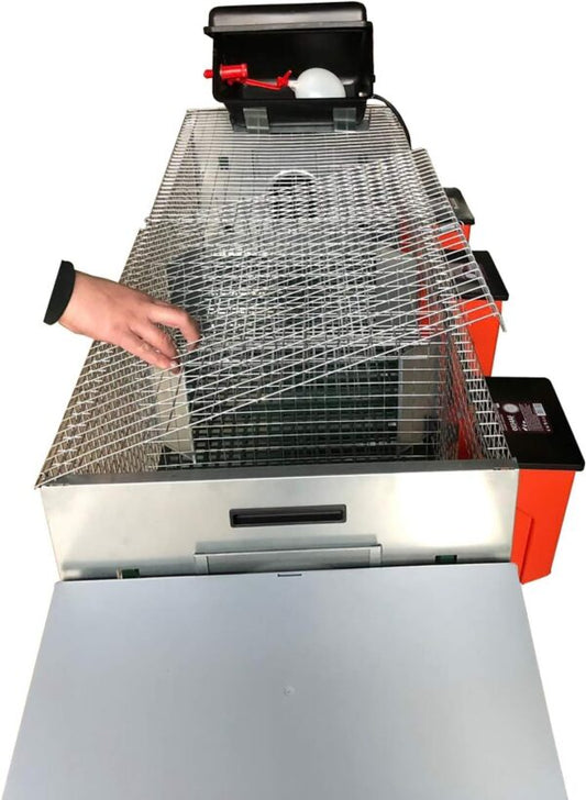 Gabbia Conigli Rabbit Lusso Conigliera 3 Scomparti