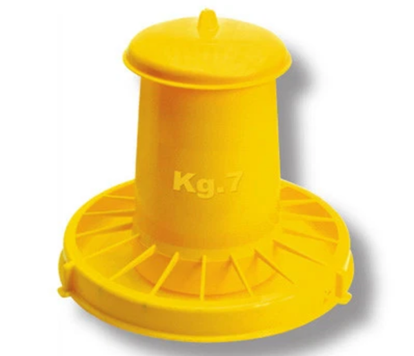 Mangiatoia a Tramoggia in Plastica Kg 7