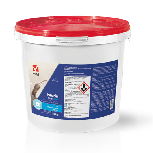 Esca rodenticida Murin Block Plus kg 5