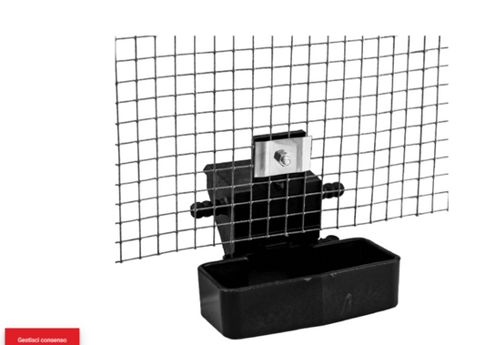 Abbeveratoio automatico con vaschetta da 12 cm