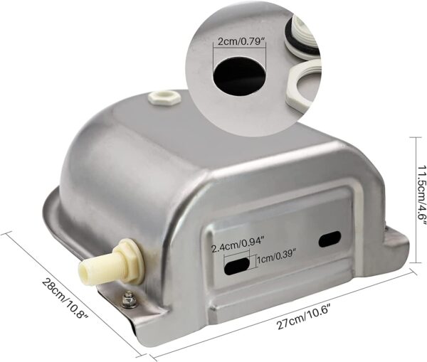 Abbeveratoio Automatico in Acciaio Inox a Livello Costante