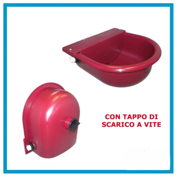 Abbeveratoio automatico in plastica polipropilene a livello costante.