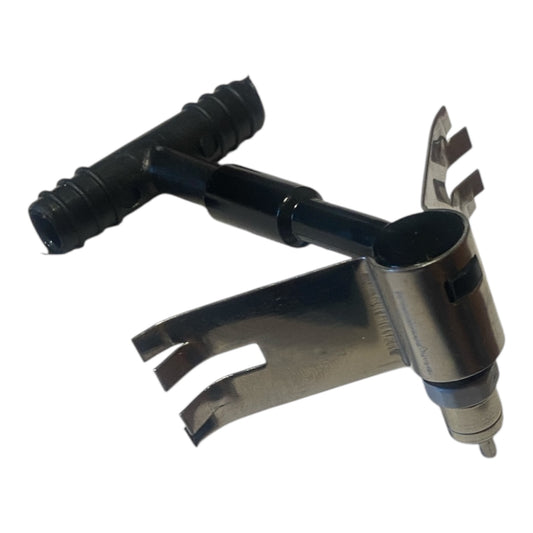 10 Abbeveratoi per conigli anti roditore con attacco a molla e innesto tee Ø 10/7