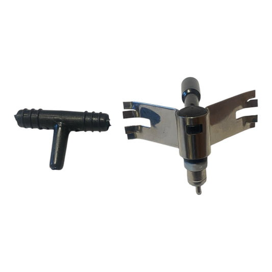 10 Abbeveratoi per conigli anti roditore con attacco a molla e innesto tee Ø 10/7