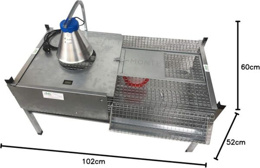 Gabbia Riscaldata Allevatrice Primi giorni per Pulcini