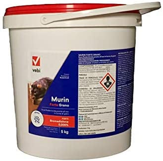 Esca rodenticida Murin Forte grano kg 5