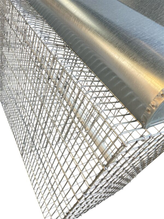 Gabbia Conigli Ingrasso 8 fori Con Sostegni