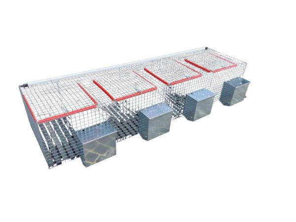 Gabbia Cesto 4 Posti Per Conigli