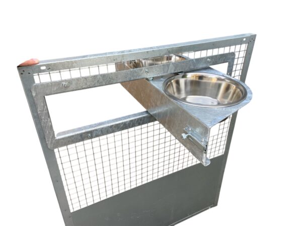 2 Ciotole Girevoli in Acciaio Inox Rotanti Universali