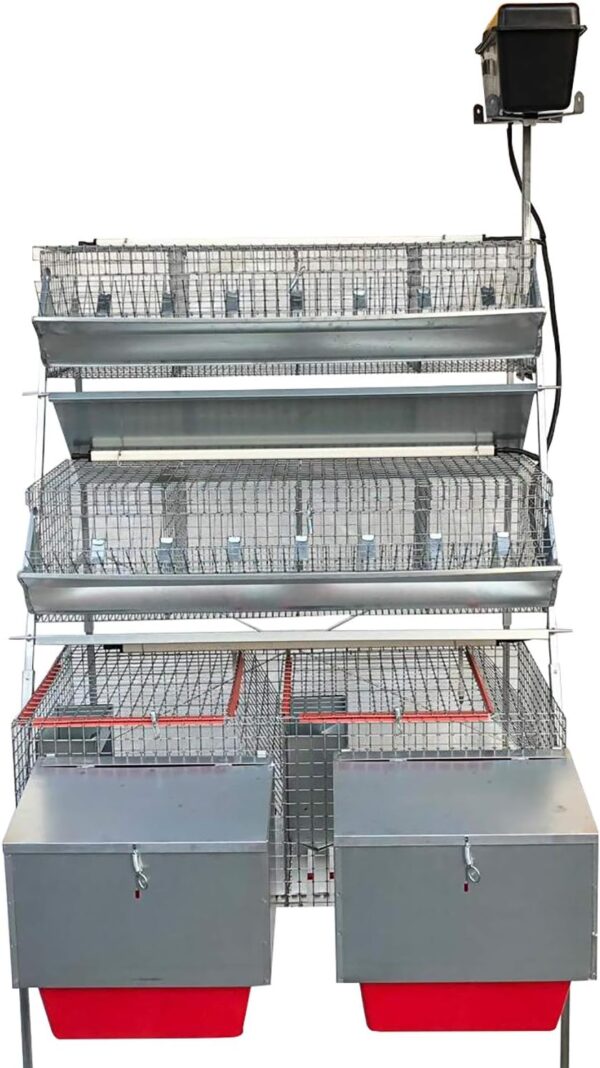 Gabbia Conigli GM1 PLUS Conigliera a 3 Piani Mista