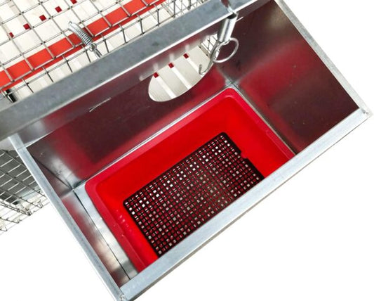 Gabbia Conigli GM1 PLUS Conigliera a 3 Piani Mista