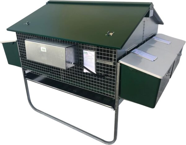 Gabbia Conigliera Alba Per 4 Fattrici