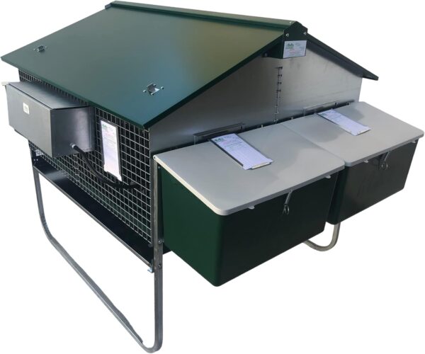 Gabbia Conigliera Alba Per 4 Fattrici