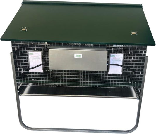 Gabbia Conigliera Alba Per 4 Fattrici