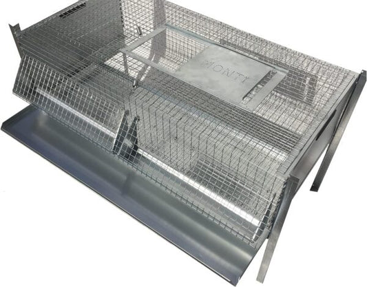 Gabbia Riscaldata Allevatrice + Gabbia Svezzamento per Pulcini/Quaglie