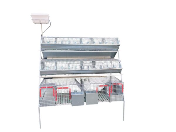Gabbia Conigli GM2 Plus Conigliera a 3 Piani Mista