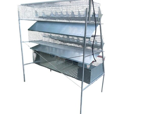 Gabbia Conigli GM2 Plus Conigliera a 3 Piani Mista