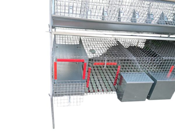 Gabbia Conigli GM2 Plus Conigliera a 3 Piani Mista