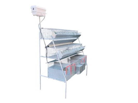 Gabbia Conigli GM2 Plus Conigliera a 3 Piani Mista