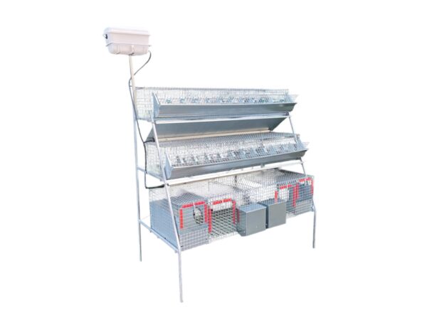 Gabbia Conigli GM2 Plus Conigliera a 3 Piani Mista