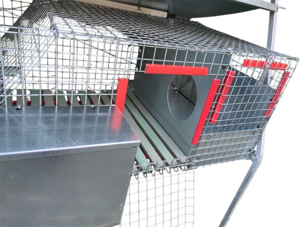 Gabbia Conigli GM2 Plus Conigliera a 3 Piani Mista