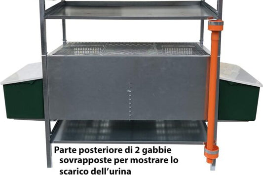 Gabbia Fattrici Conigli Tosca 2 Tipo Pesante