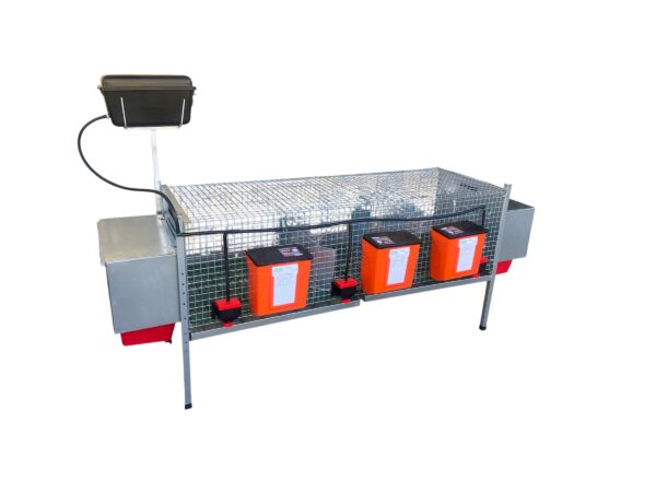 Gabbia Conigli Rabbit Delux Conigliera 3 Scomparti