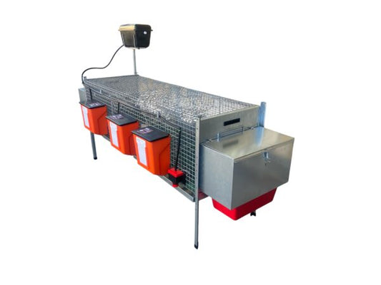 Gabbia Conigli Rabbit Delux Conigliera 3 Scomparti