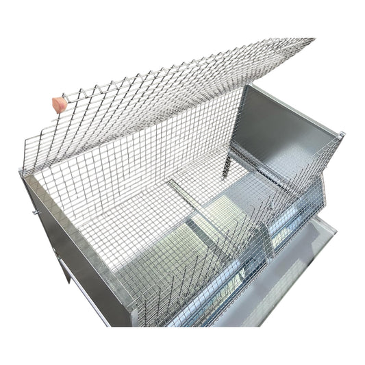 Gabbia per Pulcini in Rete e Lamiera Zincata Anti topo