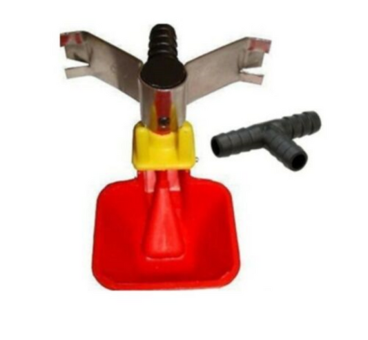 Abbeveratoio automatico a livello costante per gallinacei