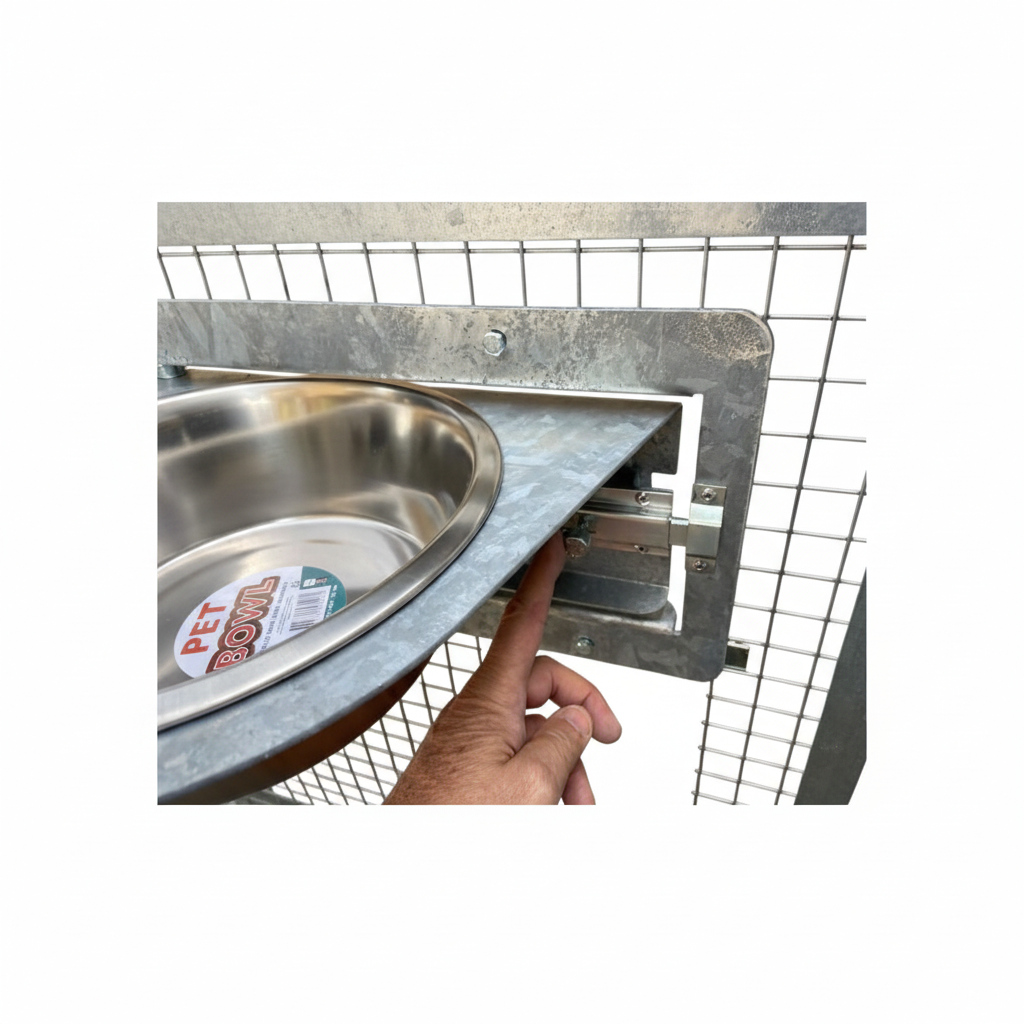 2 Ciotole Girevoli in Acciaio Inox Rotanti Universali