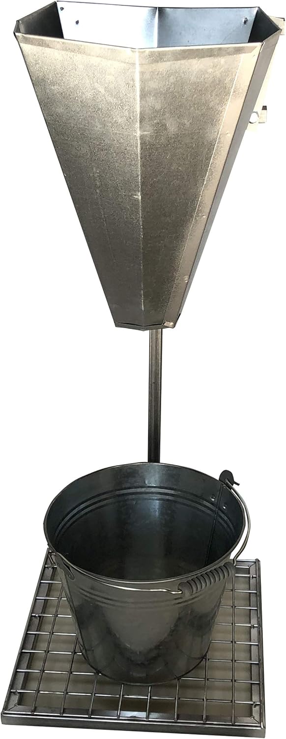 Imbuto Scannatoio Cola Sangue con supporto + secchio