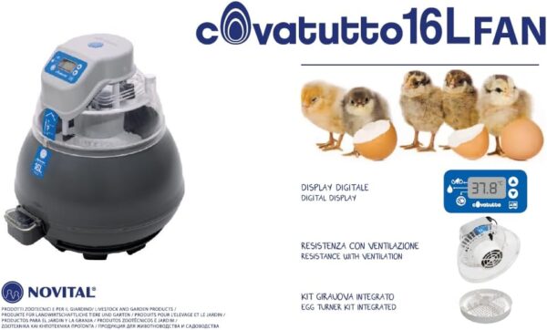 Incubatrice Covatutto 16L FAN
