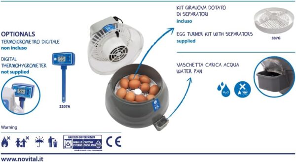 Incubatrice Covatutto 16L FAN