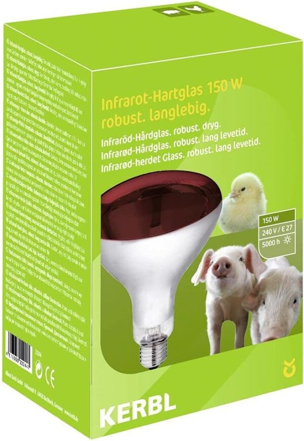 Kit Lampada a Raggi Infrarossi da 150 W + Riflettore Porta Lampada