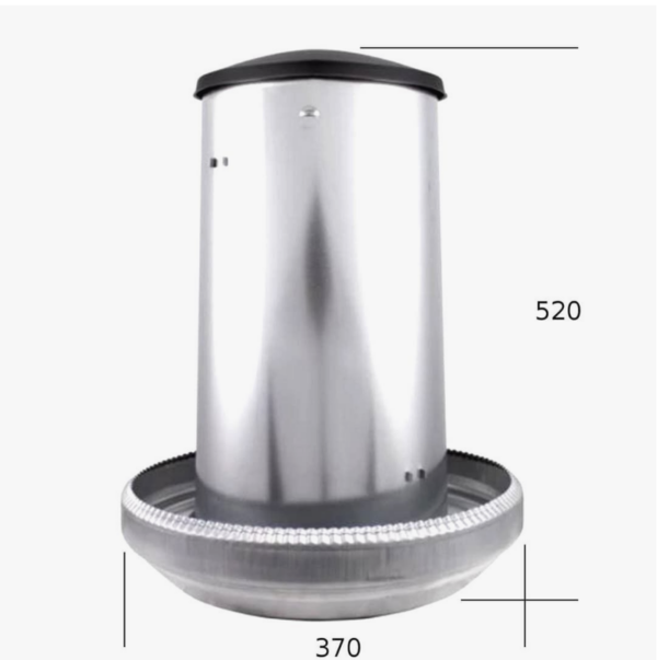 Mangiatoia a Tramoggia in Lamiera Zincata kg 18